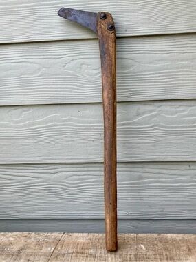 Vintage Cutting Tool with Wood Handle Rustic Decor Corn Knife